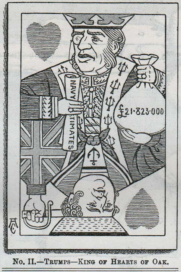 Mr Punch’s Playing Cards, March 1896