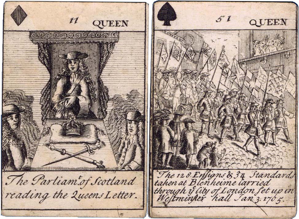 Queen Anne’s Cards, c.1750