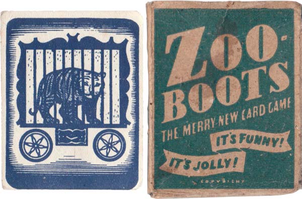 Zoo-Boots published by E. S. & A. Robinson, c.1930s