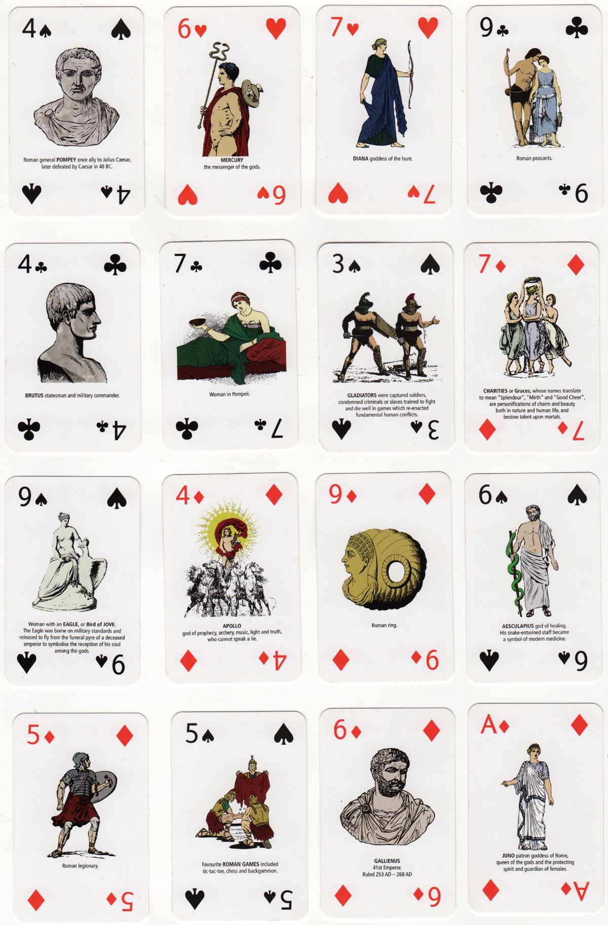 Roman Empire playing cards by Green Board Game Co Ltd., 2011