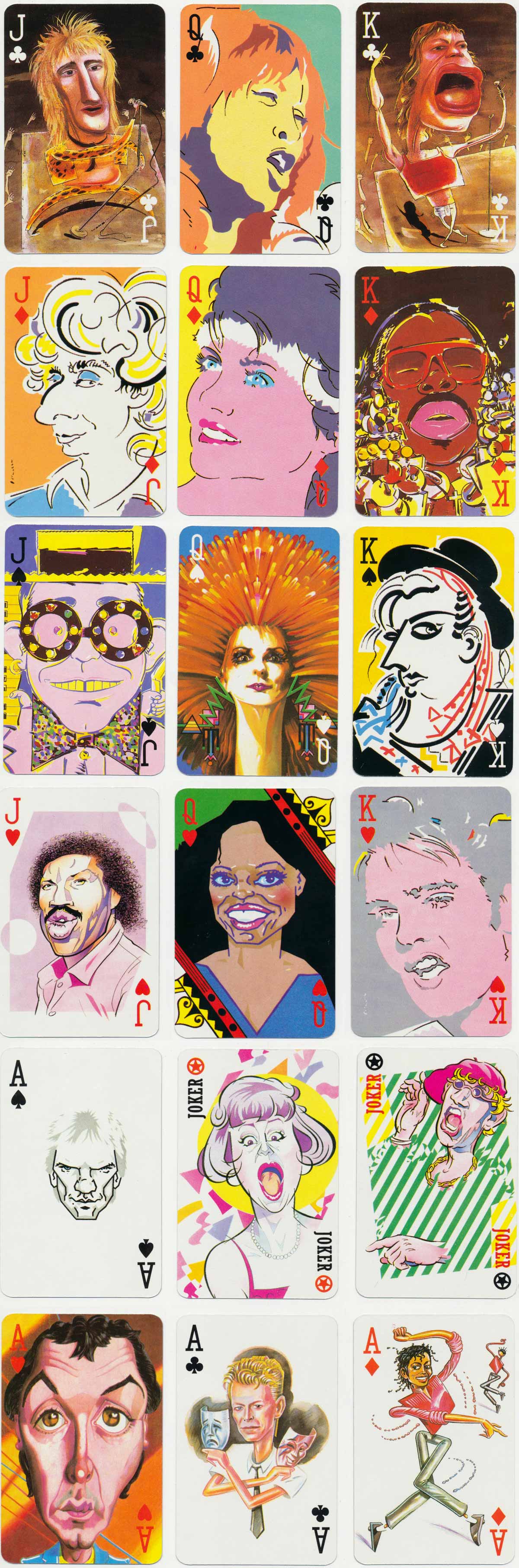 Sony Tape Rock ‘N’ Pop Playing Cards Sony Tape Rock ‘N’ Pop Playing Cards