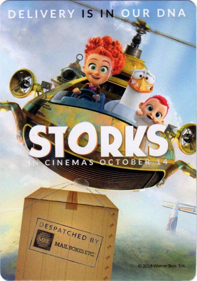 Snap game based on characters from the film “Storks” c.2016