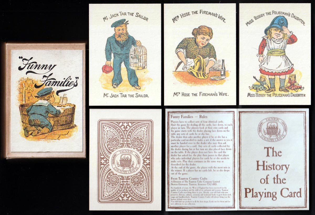 modern copy of Funny Families published by Taunton Country Crafts c.1985