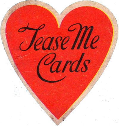 ‘Tease Me’ pin-up playing cards published by Cotswold, c.1960s