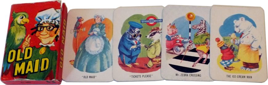 Tower Press Old Maid c.1958 Tower Press Old Maid c.1958