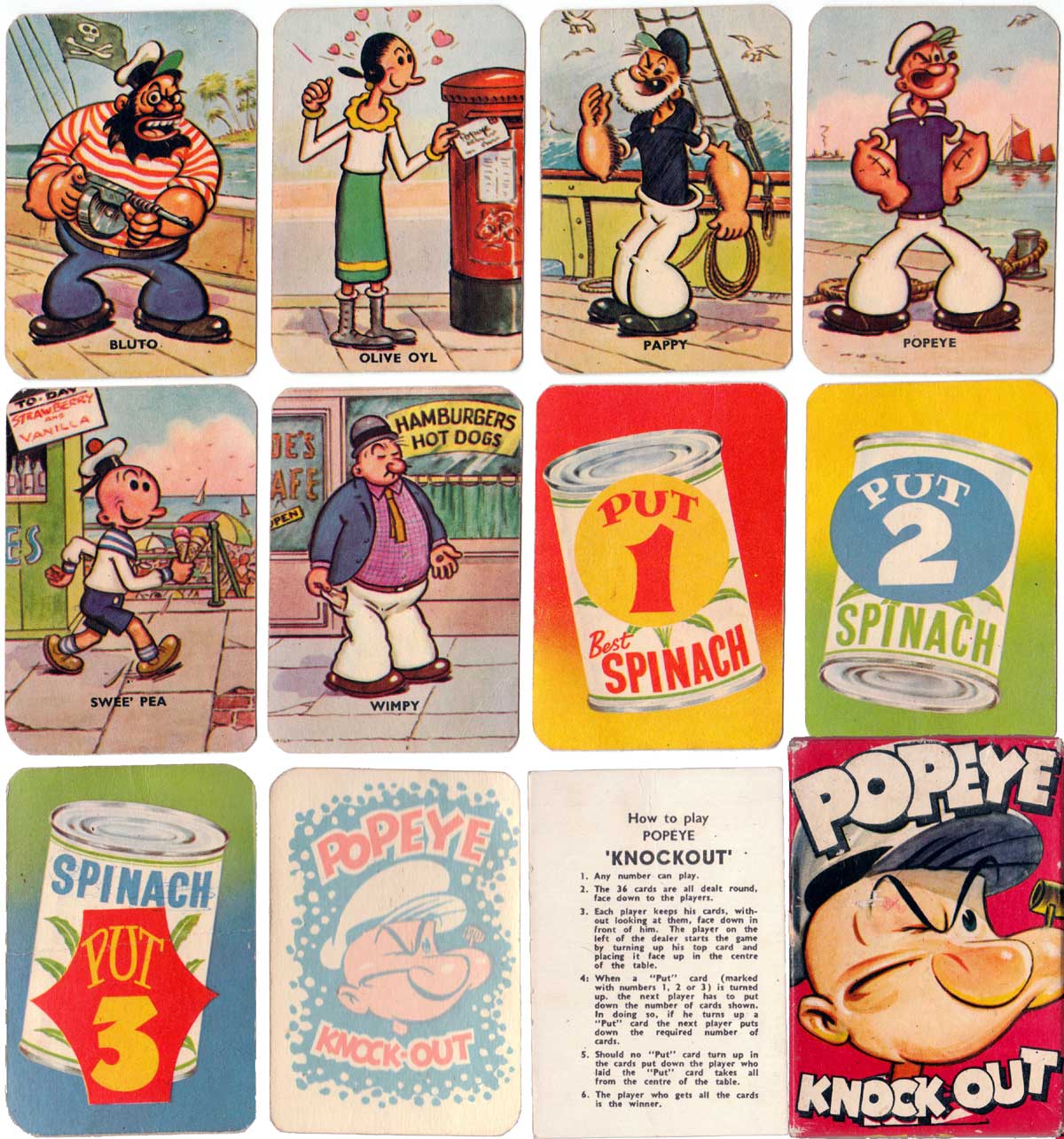 Popeye Knockout No.6586 by Tower Press, c.1961