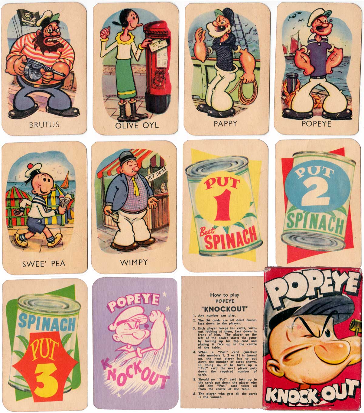 Popeye Knockout No.6586 by Tower Press, c.1961