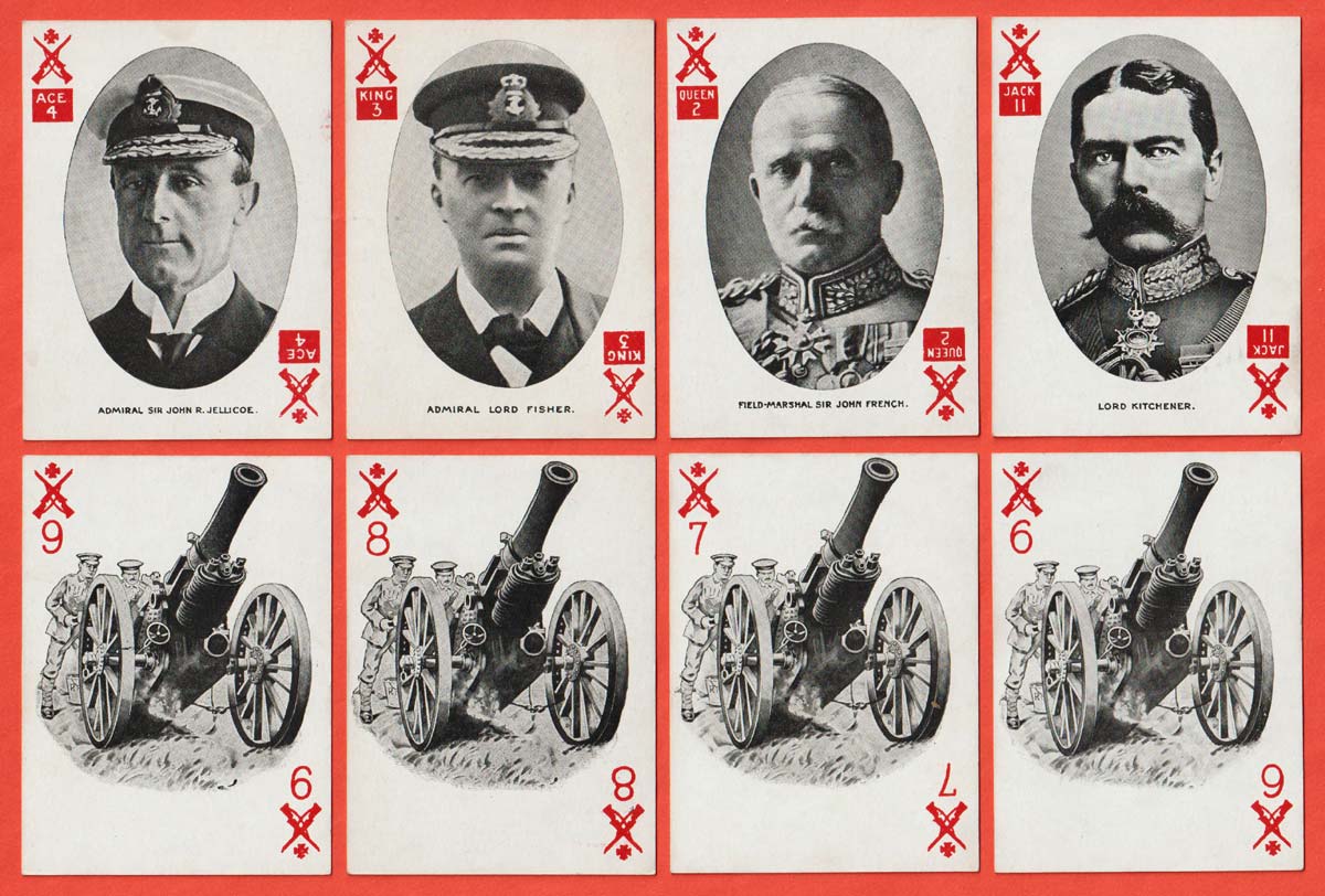 Catch the Kaiser card game by Valentine & Sons, Ltd, Dundee & London, UK, c1918