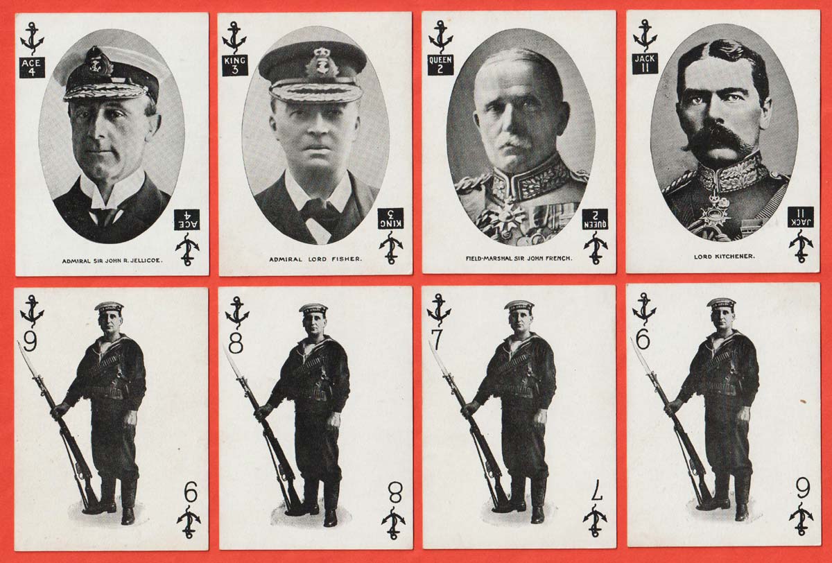 Catch the Kaiser card game by Valentine & Sons, Ltd, Dundee & London, UK, c1918