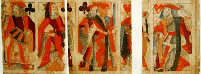 Playing cards by Valery Faucil, Rouen, c.1500 Playing cards by Valery Faucil, Rouen, c.1500