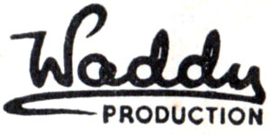 Waddy Productions logo, 1930s