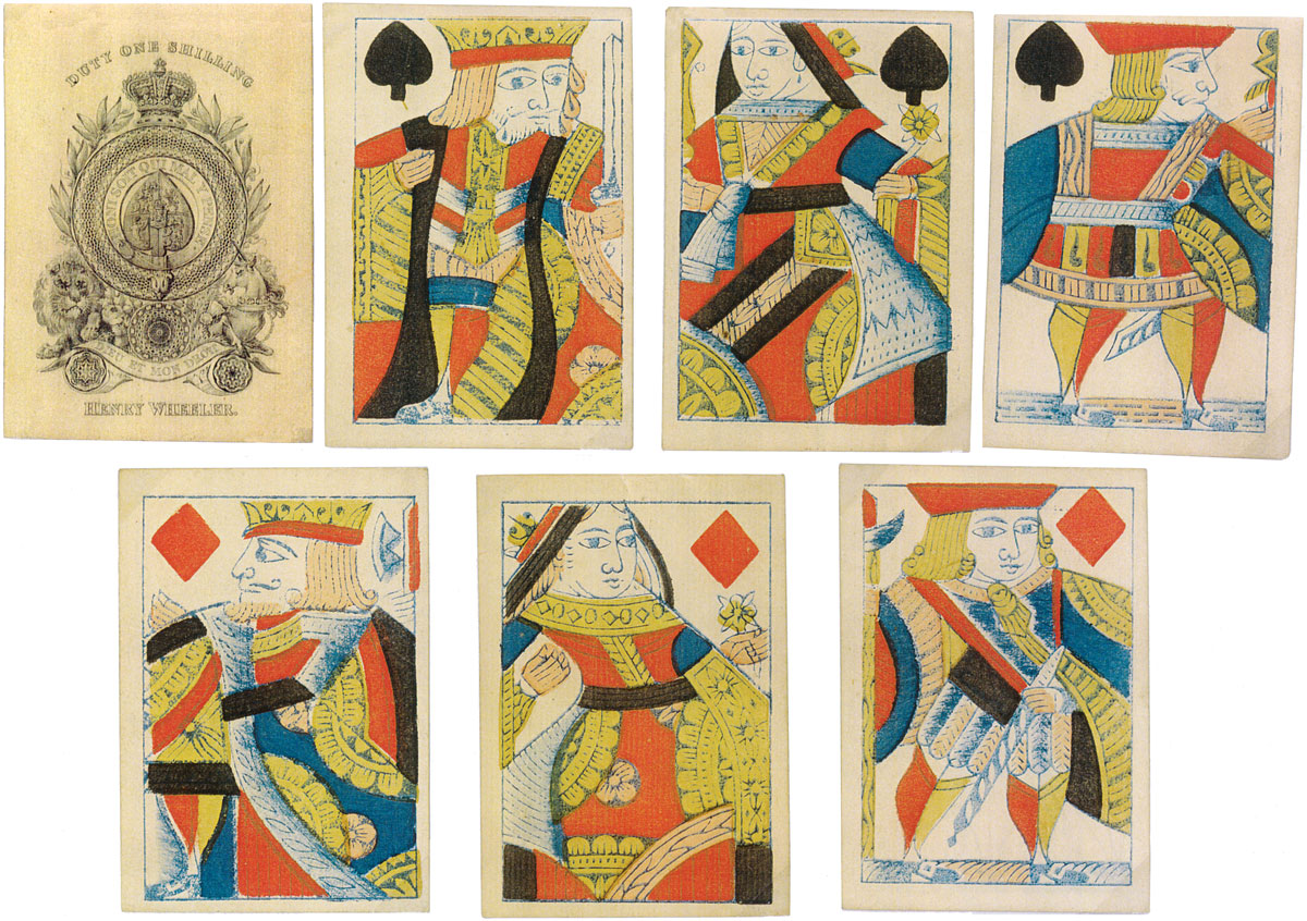 Playing Cards manufactured by Henry Wheeler Playing Cards manufactured by Henry Wheeler