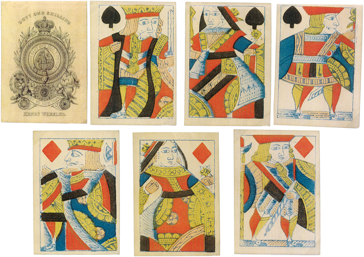 Playing Cards manufactured by Henry Wheeler