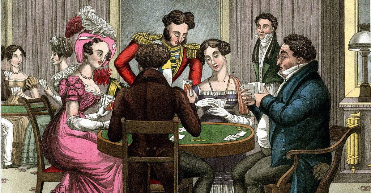 Whist game. © The Trustees of the British Museum • number 1896,0501.1639