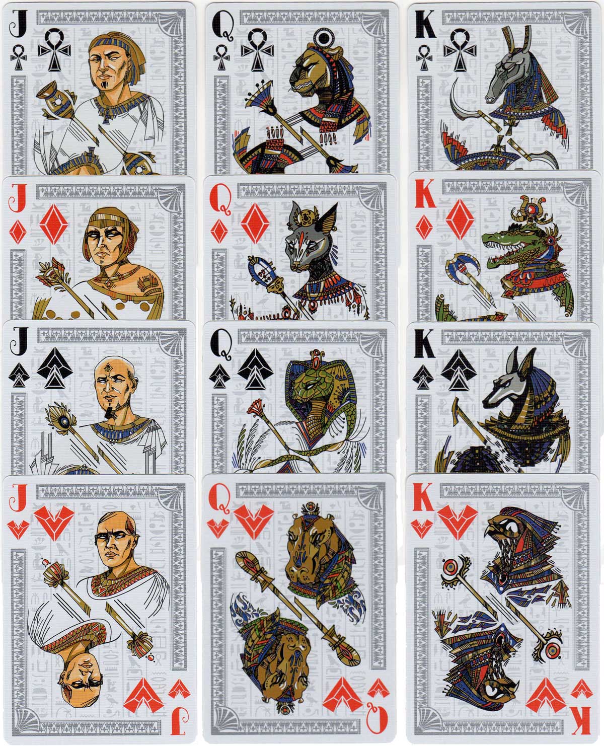 Gods of Egypt playing cards published by SPCC, 2018 Gods of Egypt playing cards published by SPCC, 2018