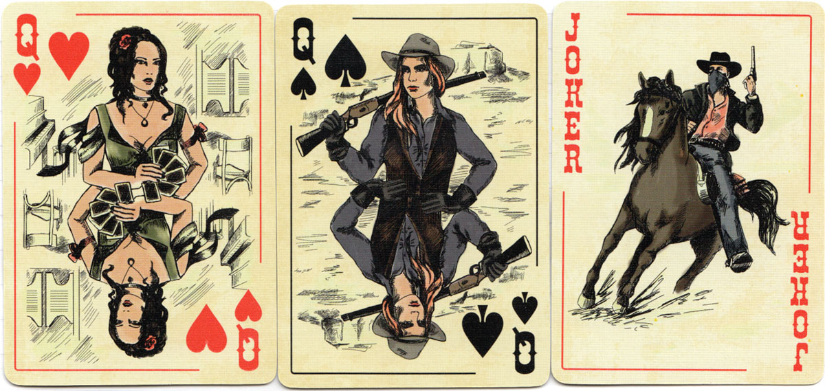 Playing Cards Gunfighters Wild West New SPCC 