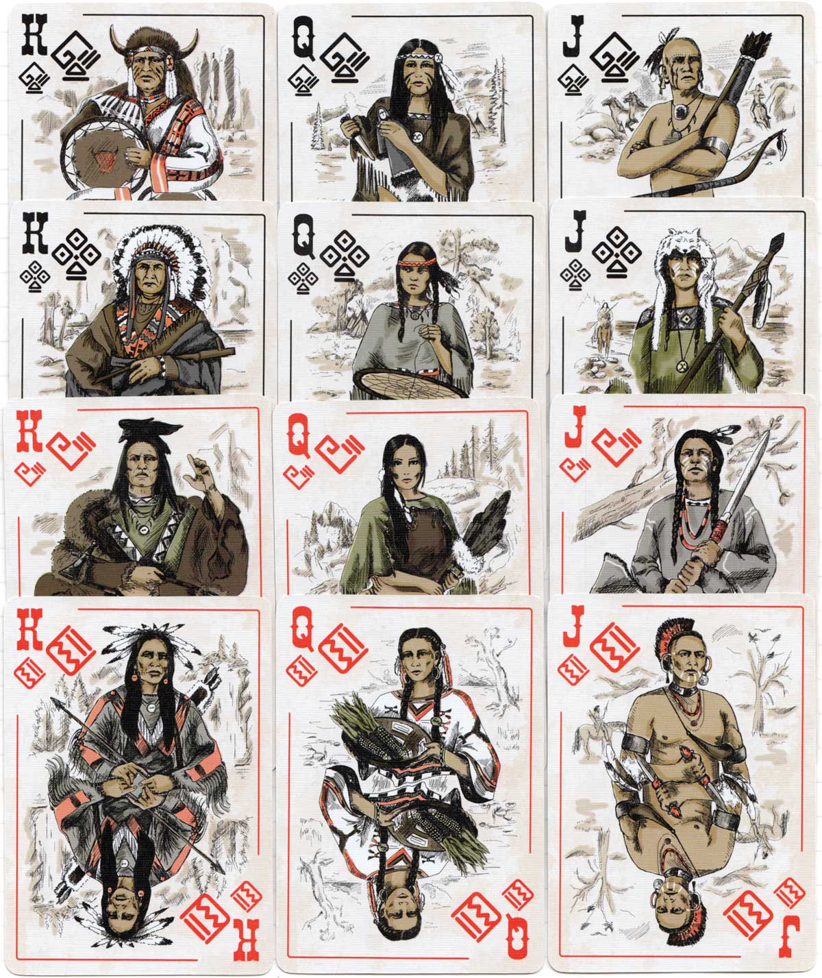Native American Warriors from the Wild West Series published by SPCC, 2018