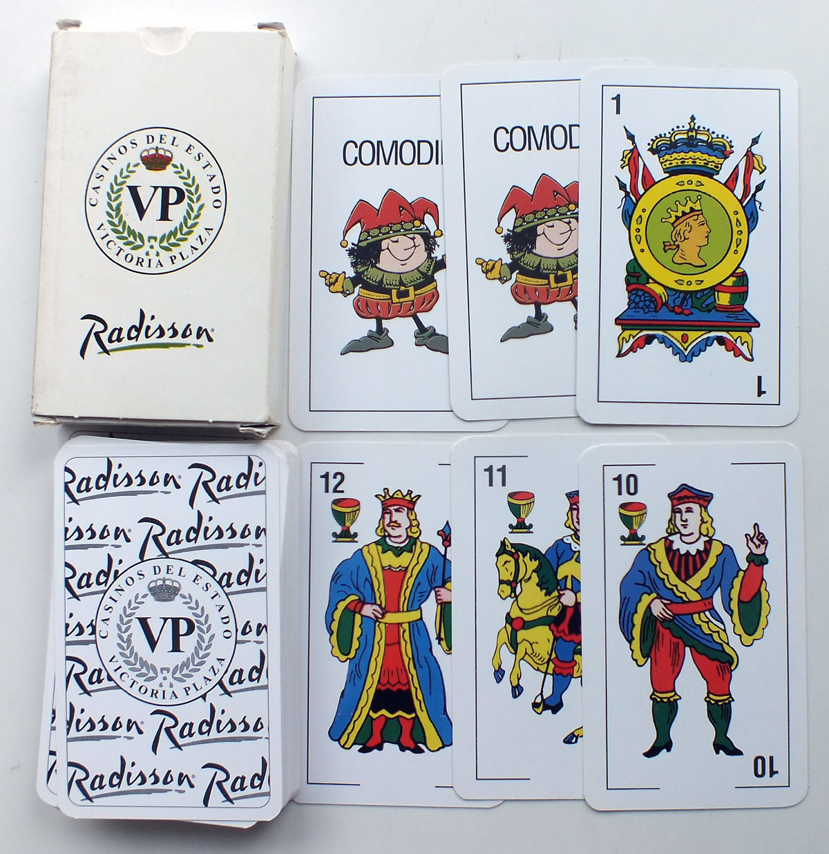 Playing cards for Radisson Hotels - Casinos del Estado - Victoria Plaza, Montevideo, Uruguay, c.2009 Playing cards for Radisson Hotels - Casinos del Estado - Victoria Plaza, Montevideo, Uruguay, c.2009