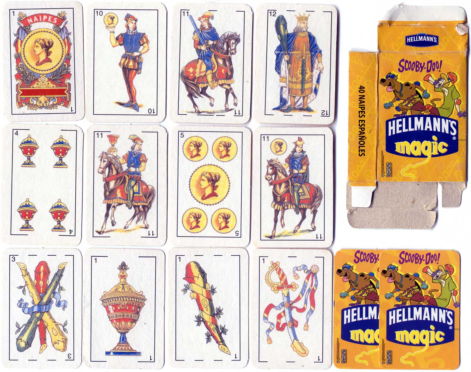 Scooby-Doo! playing cards for Hellmann's Magic