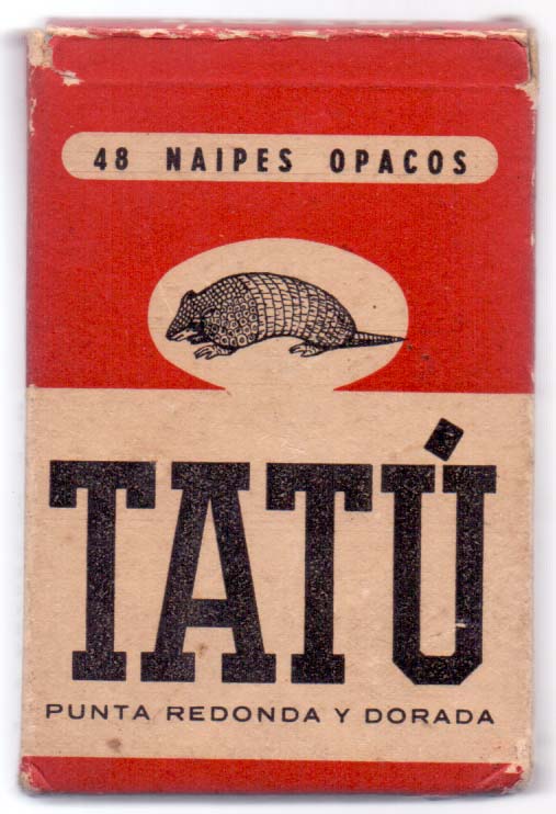 Naipes Tatú, M.C. de Casabó S.A.. Montevideo, c.1956