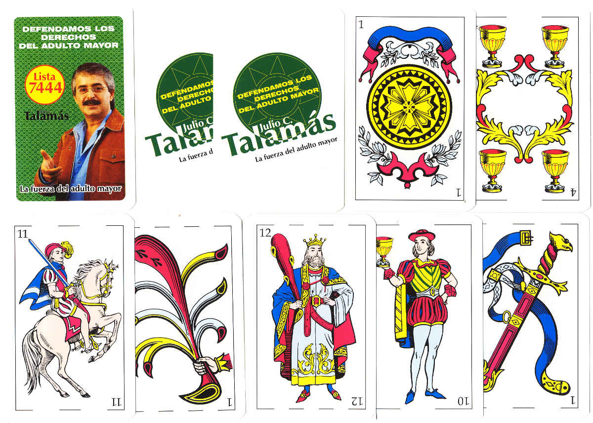 Uruguay playing cards for Julio Talamás, Imprimex S.A. (Plasur), 2006