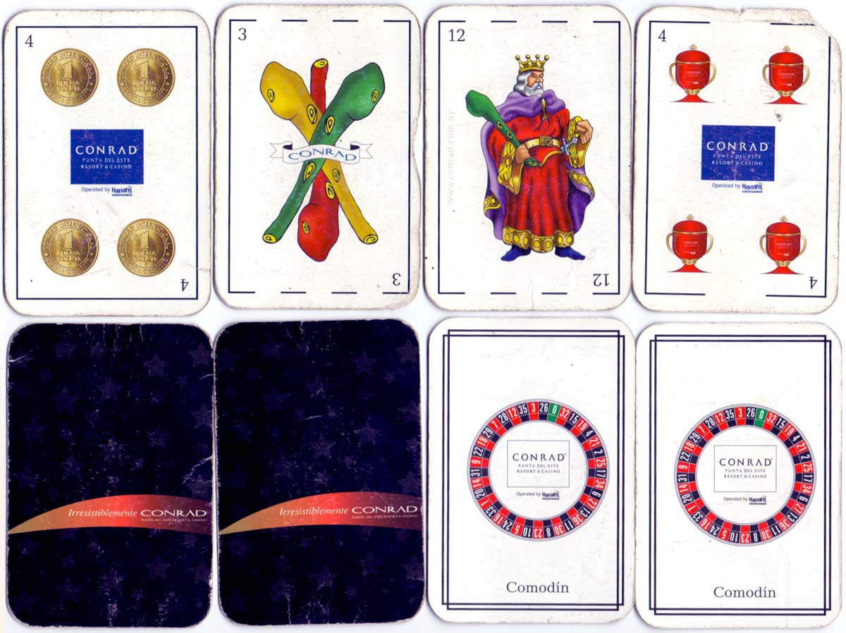 Conrad Punta del Este Casino playing-cards, Uruguay