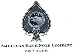 The American Bank Note Company entered the playing card market between c.1908-1914 The American Bank Note Company entered the playing card market between c.1908-1914