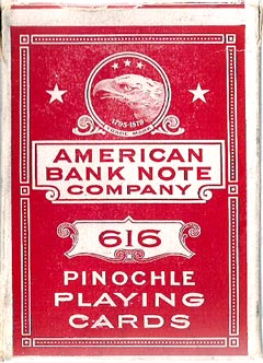 American Bank Note Co. Pinochle box, c.1912