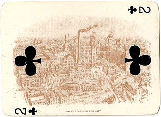 Two of Clubs, Anheuser-Busch Brewing Assn, 1899