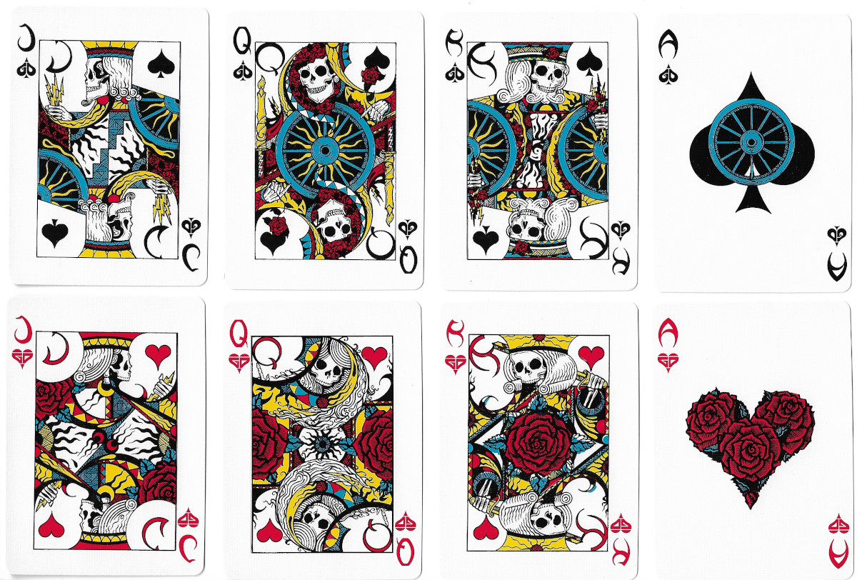 Grateful Dead playing cards by Michael R. Everett [3rd vintage deck], 1998