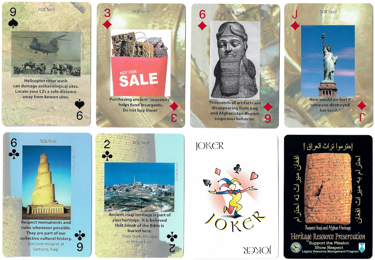 Heritage Preservation Cards Iraq & Afghanistan deck, 2007