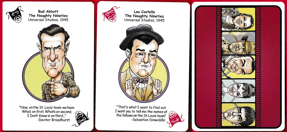 ‘Hooray for Hollywood’ playing cards produced by Parody Productions, USA, 2006