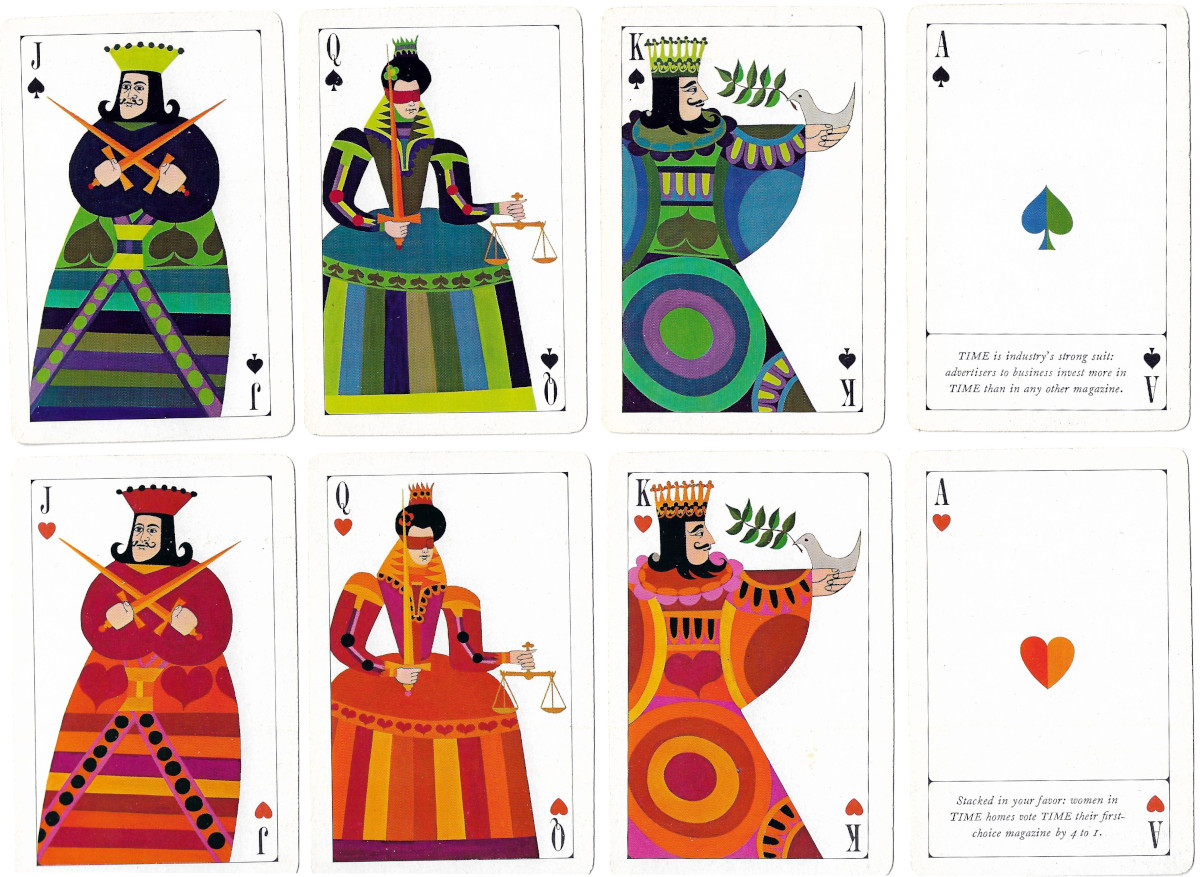 Time Magazine playing cards created for the friends of TIME The Weekly Newsmagazine