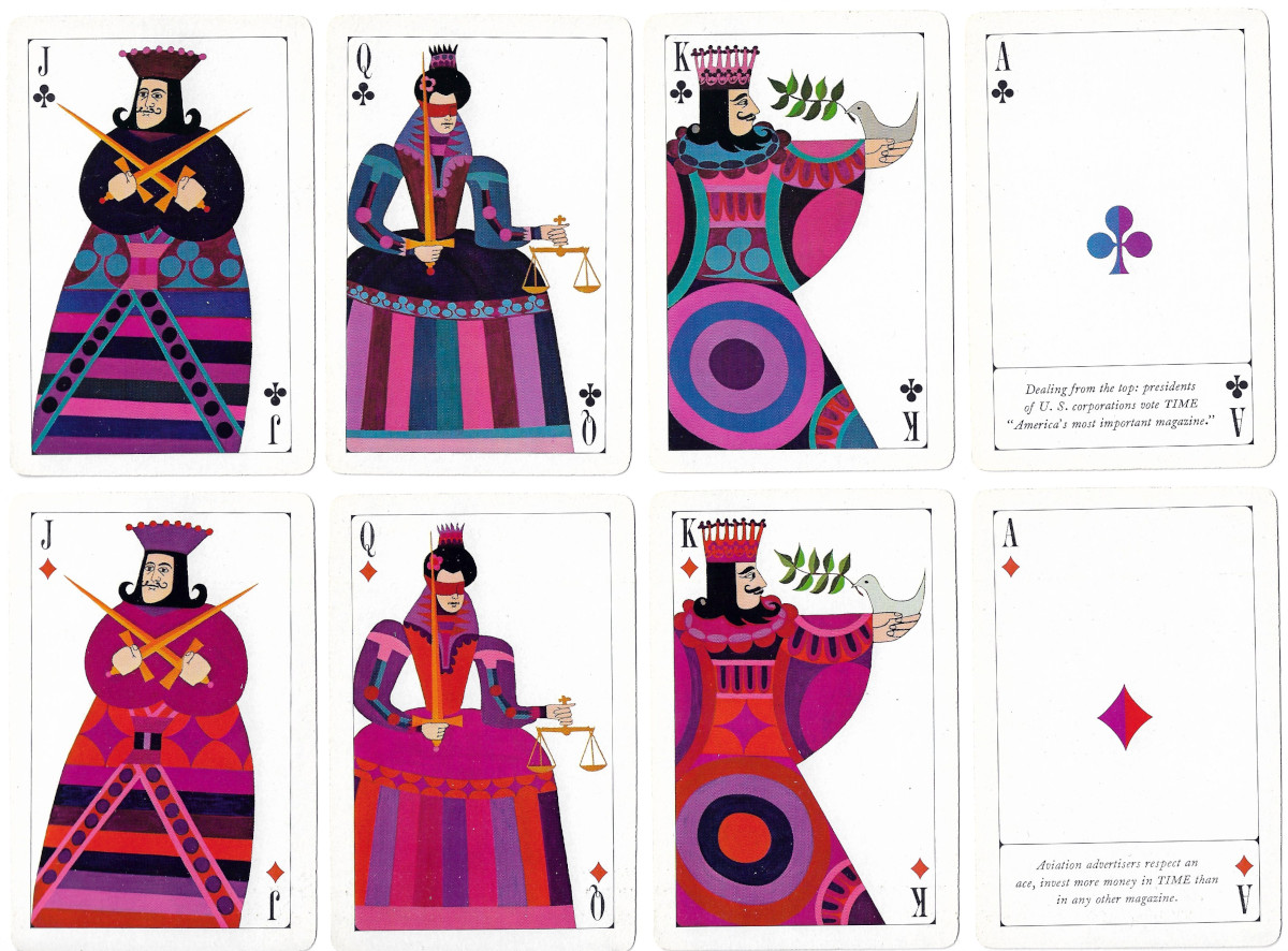 Time Magazine playing cards created for the friends of TIME The Weekly Newsmagazine