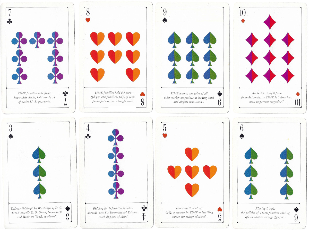 Time Magazine playing cards created for the friends of TIME The Weekly Newsmagazine