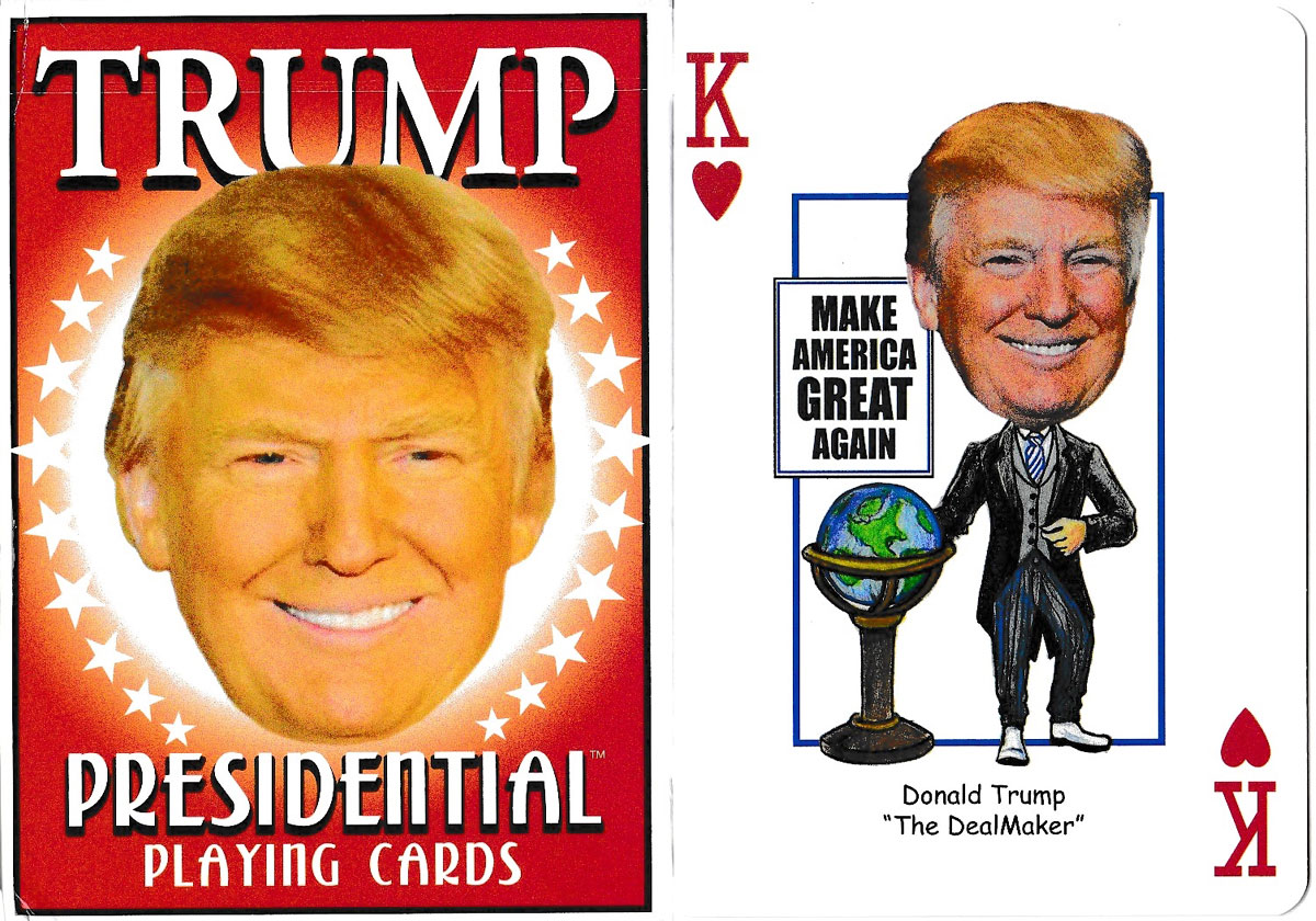 Trump Presidential playing cards The World of Playing Cards