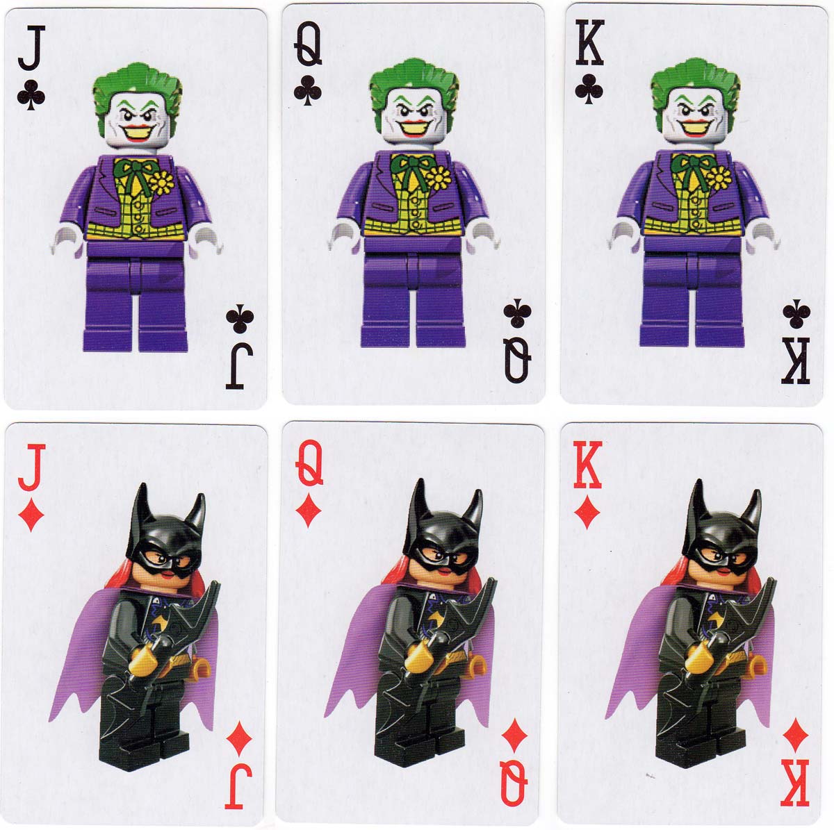 Lego Batman Movie playing cards, 2017