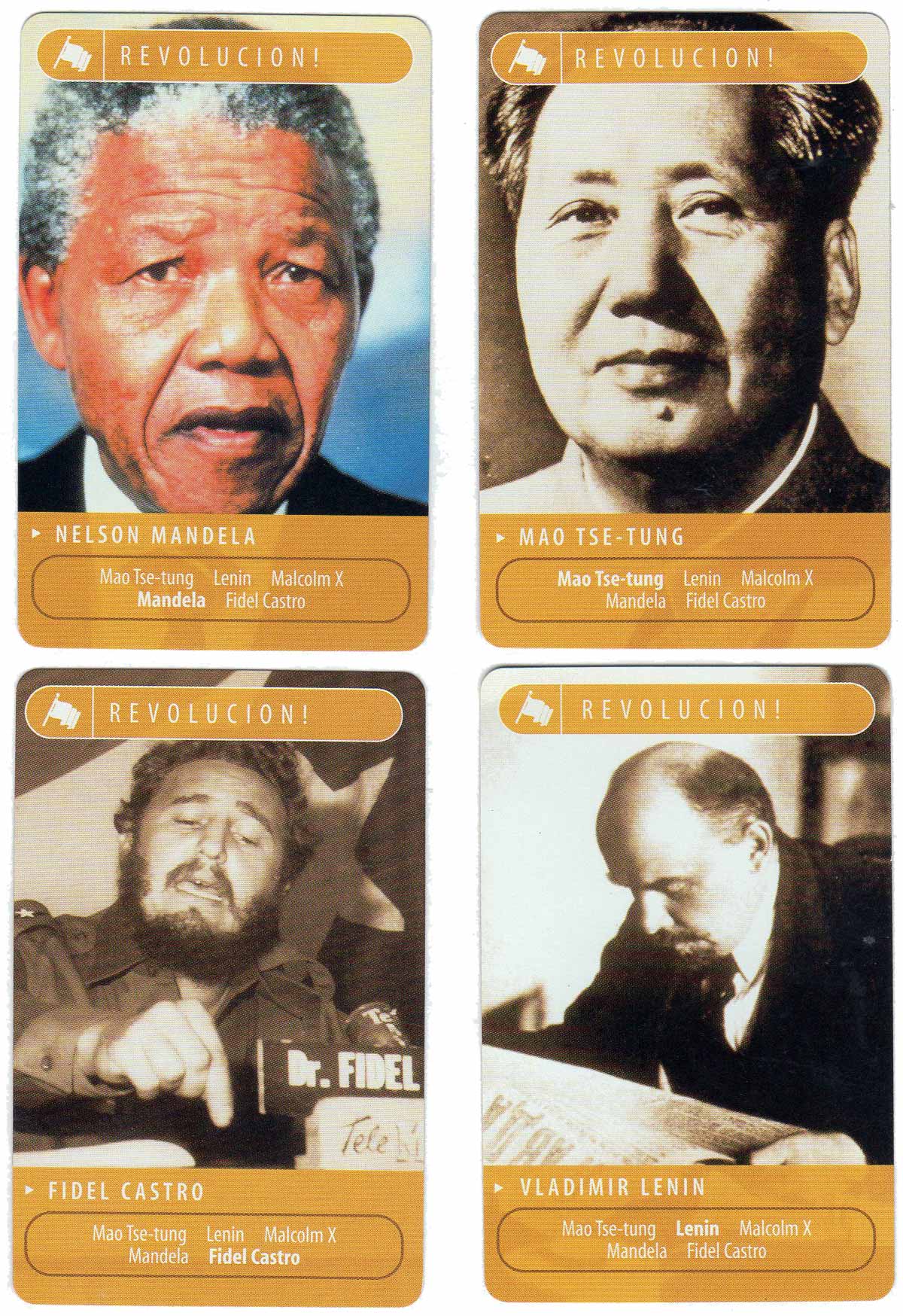 The Biography Channel Card Game, 2002