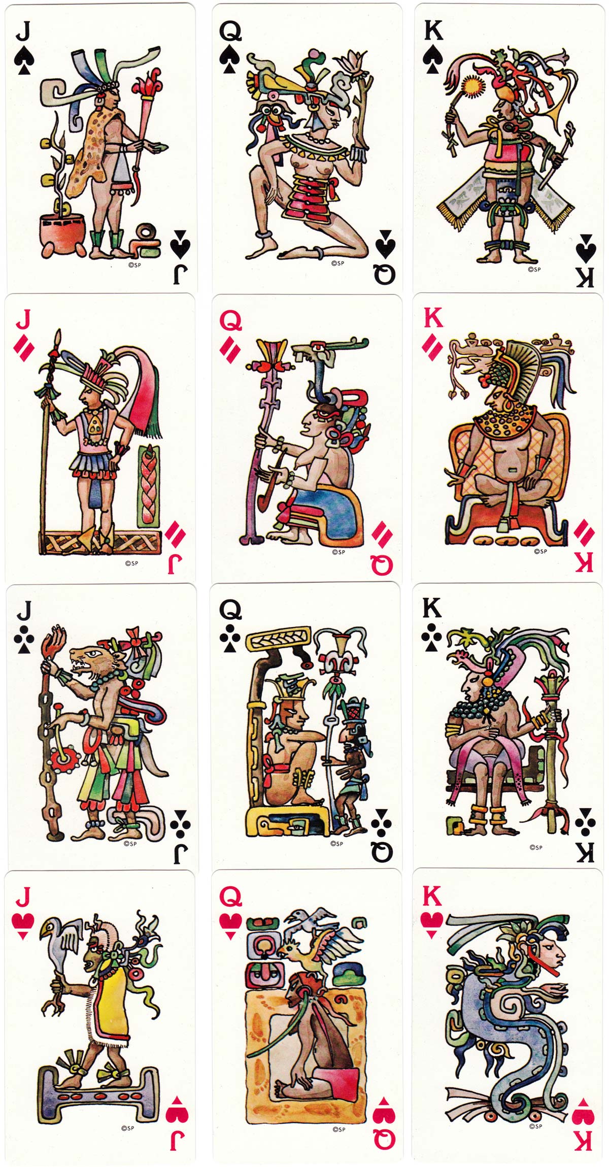 The Maya Deck produced by Stancraft for Hoyle, 1976