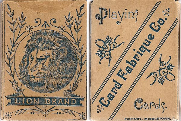 Box by Card Fabrique Company, Middleton, Ohio (USA) c.1880 Box by Card Fabrique Company, Middleton, Ohio (USA) c.1880