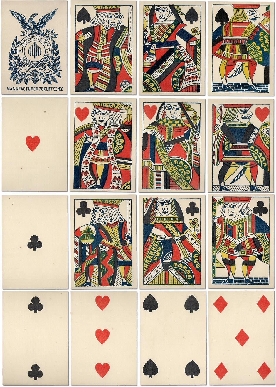 early single-ended deck by Andrew Dougherty, c.1850