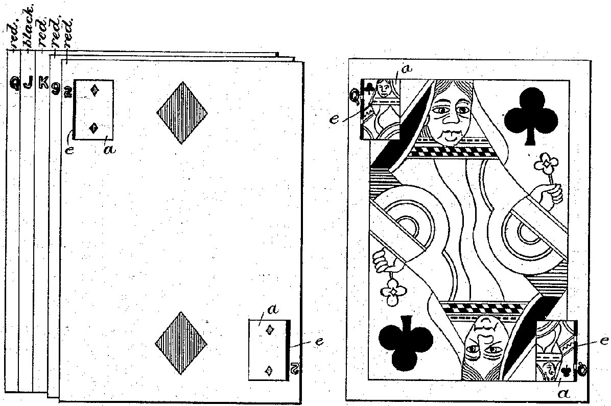 Patent for index numbers, 1883