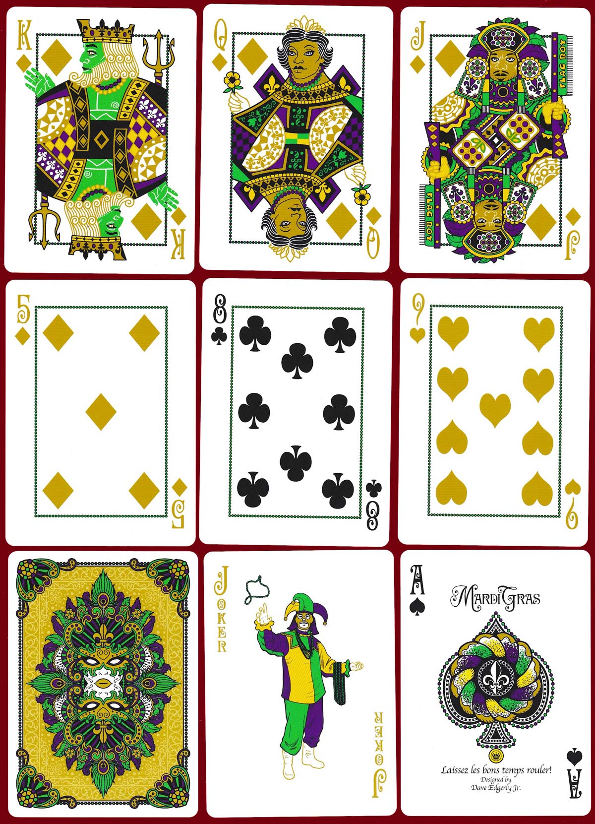 Mardi Gras playing cards — The World of Playing Cards