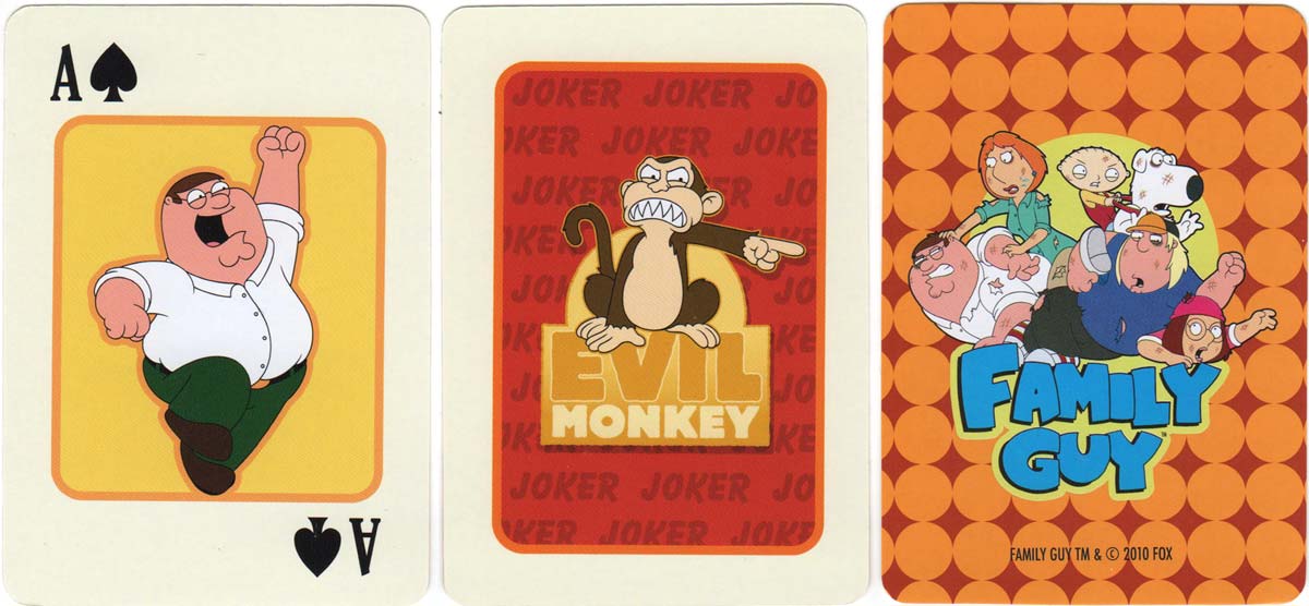 Family Guy merchandise deck licensed and copyright by Fox 2010