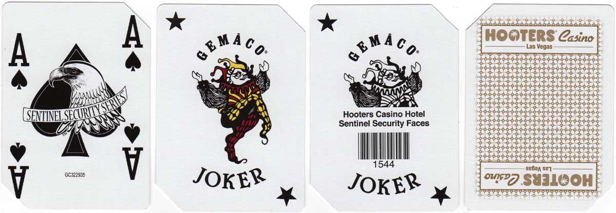 ‘Gemaco’ playing cards produced for Hooters Casino Las Vegas, c.2000