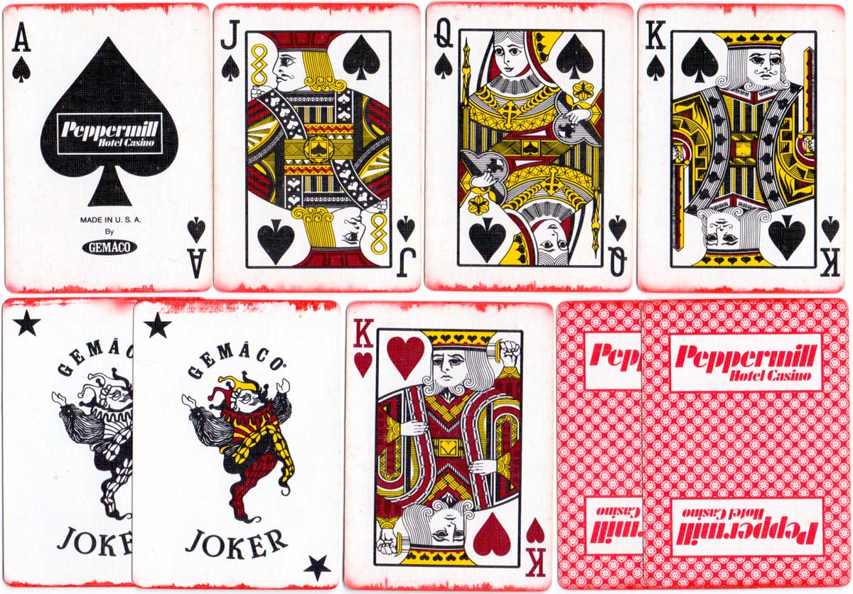 ‘Gemaco’ playing cards produced for Peppermill Hotel Casino