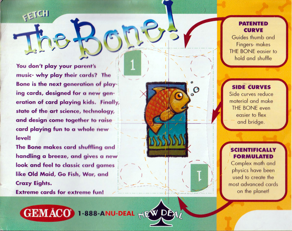 advertising material by The New Deal Playing Card Co.,,USA, c.2001