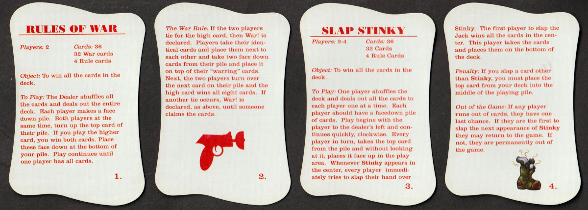 War ergonomic playing cards by The New Deal Playing Card Co.,,USA, c.2000