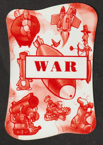 War ergonomic playing cards by The New Deal Playing Card Co.,,USA, c.2000