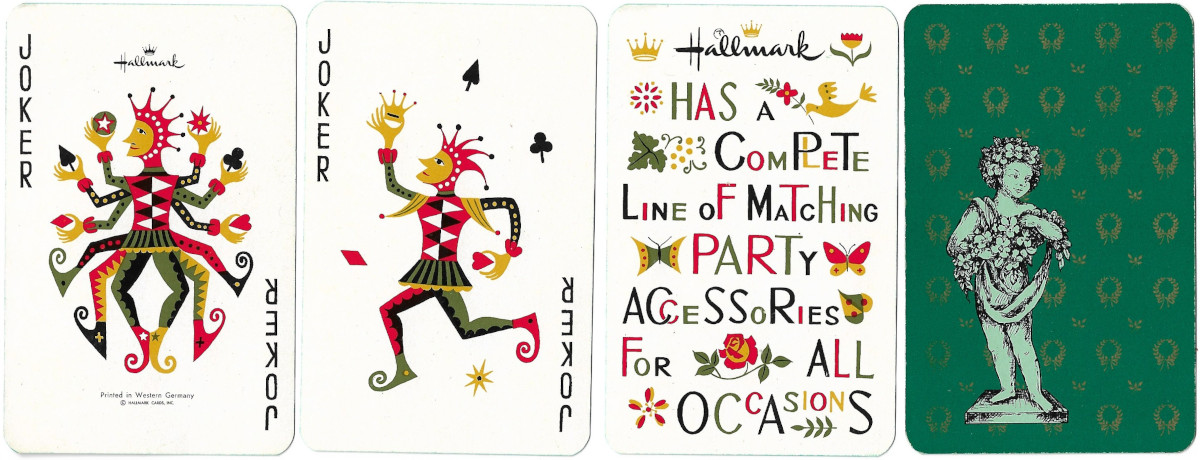 Hallmark playing cards, c.1960